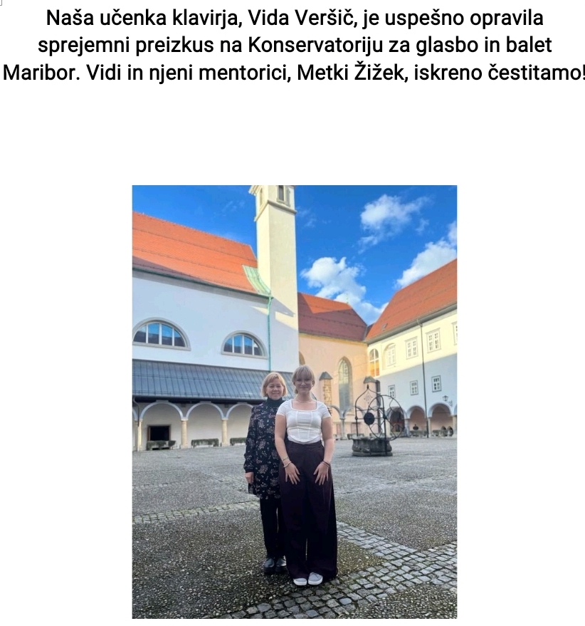 Vida Veršič in Metka Žižek